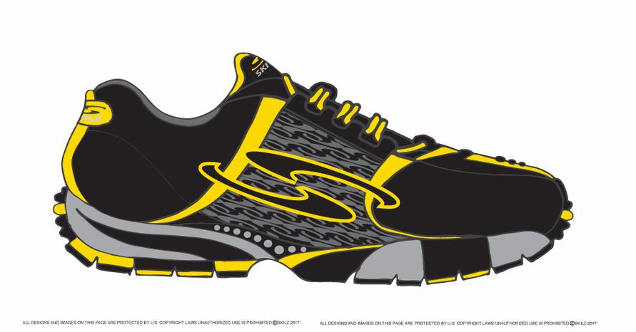 SKILZ athletic footwear design sheet