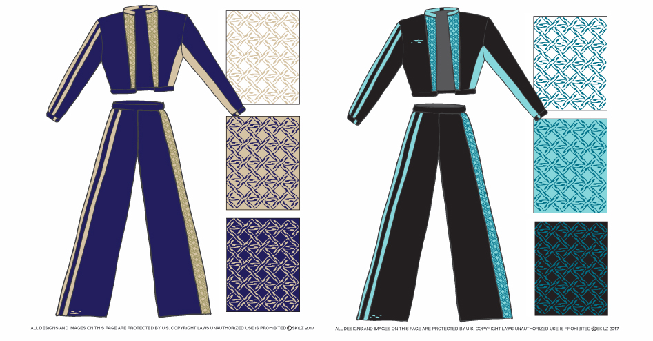 SKILZ sportswear design board