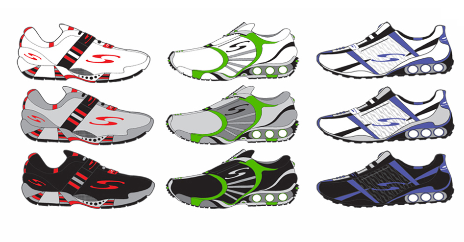 SKILZ sneaker rendering