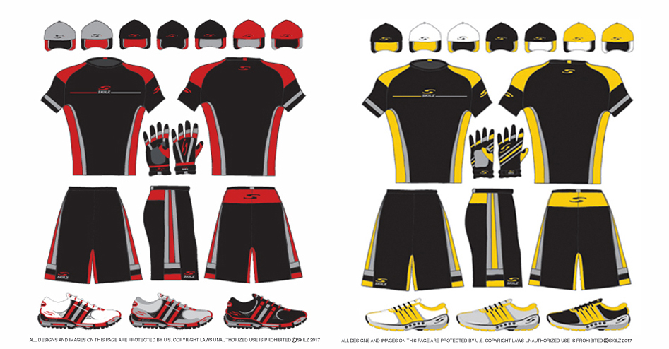 SKILZ apparel design colorway study