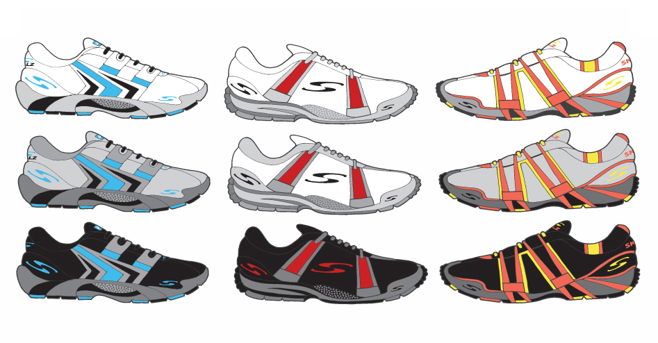 SKILZ footwear concept drawing