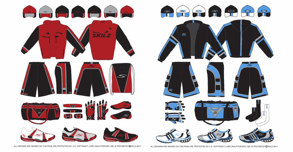 SKILZ apparel design collection