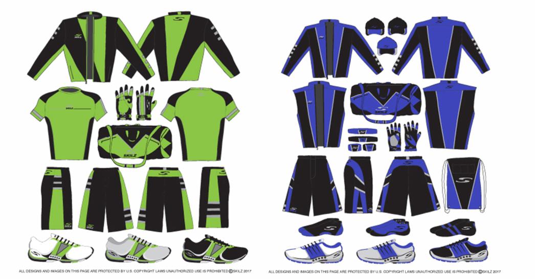 SKILZ womens advanced performance apparel